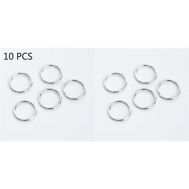 Unlock Your Natural Beauty with Silver Metal Hair Accessories and Care - 5pcs NO.48