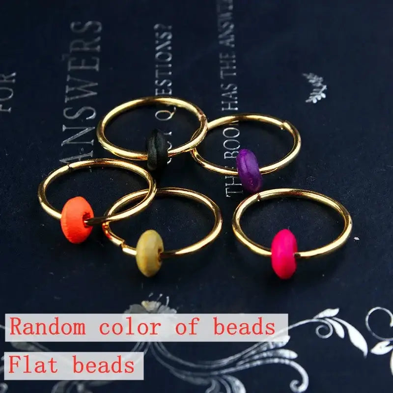 Unlock Your Natural Beauty with Silver Metal Hair Accessories and Care - 5pcs NO.9