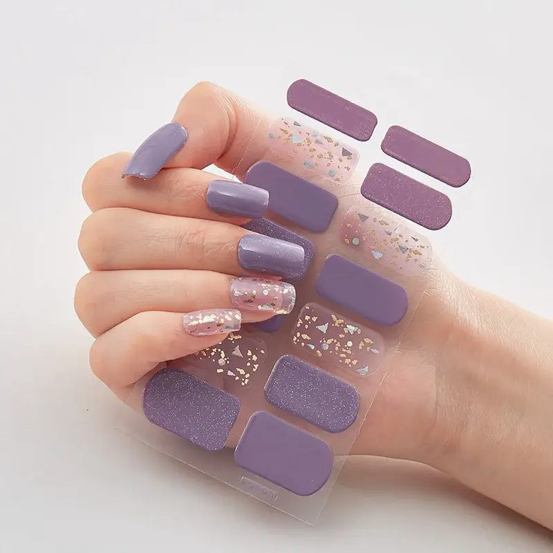 Vibrant Nail Wraps Set for Creative Self-Pampering and Expression - 10